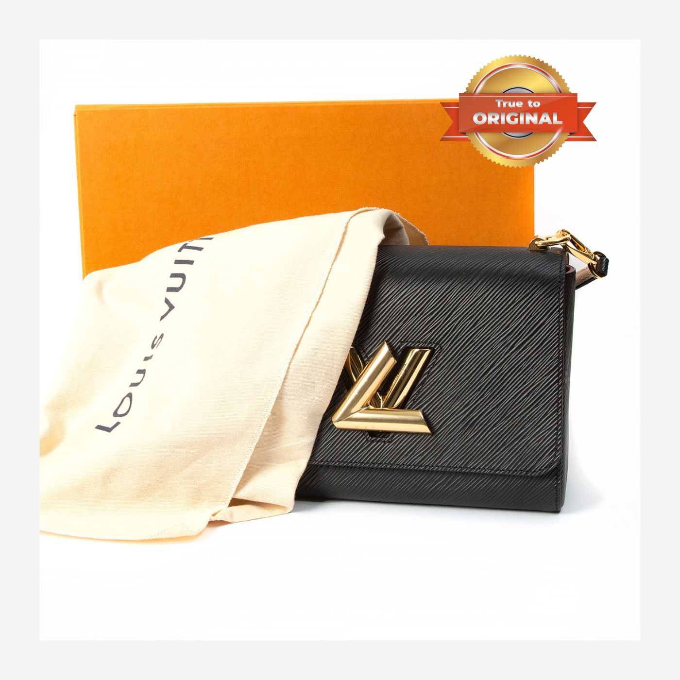 [True-to-ORIGINAL] Louis Vuitton Twist MM Epi Black For Women 9.4in/23cm